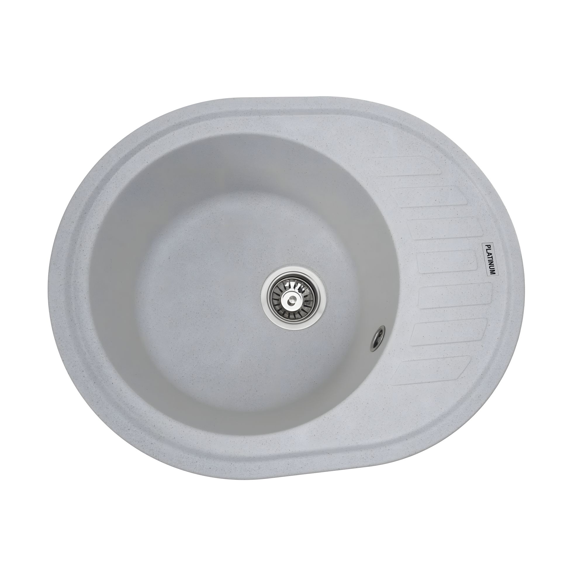 Кухонная гранитная мойка VALESO SOUL 6250 матовая Белая в точку Кухонная гранитная мойка VALESO SOUL 6250 матовая Белая в точку