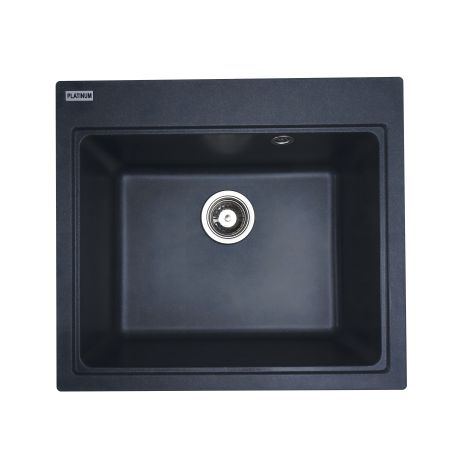 Кухонна гранітна мийка VALESO 5852 VESTA матова Антрацит