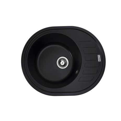 Кухонная гранитная мойка VALESO SOUL 6250, матовый черный цвет Кухонная гранитная мойка VALESO SOUL 6250, матовый черный цвет