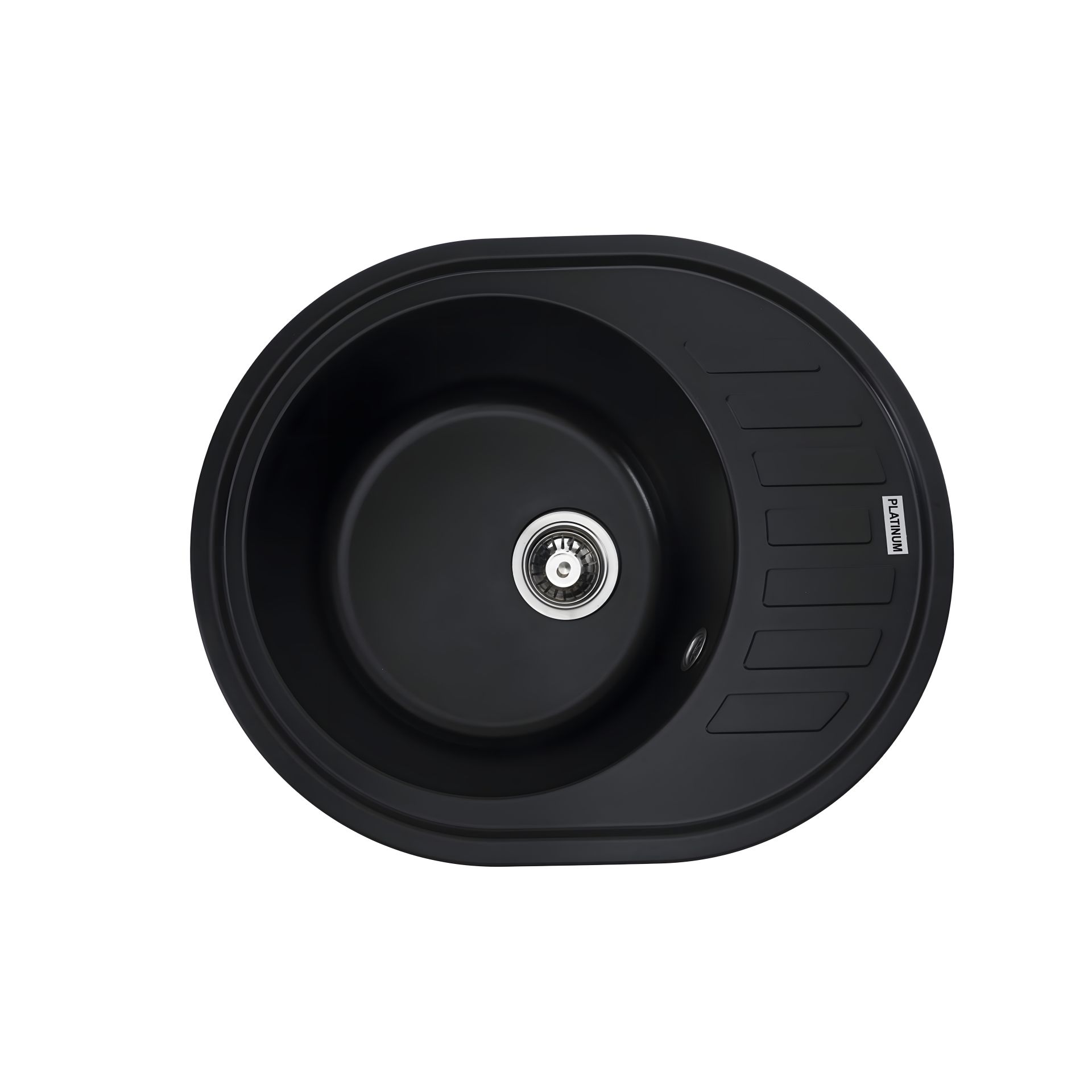 Гранітна мийка для кухні VALESO SOUL 6250 матова, Чорна Гранітна мийка для кухні VALESO SOUL 6250 матова, Чорна