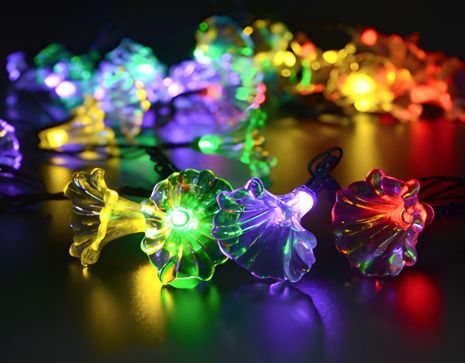 Садовая гирлянда на солнечной батарее Sirius SL2885M-MG20 "Цветок"