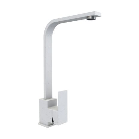 Смеситель кухонный Platinum 179 NES (3007) Белый в точку Смеситель кухонный Platinum 179 NES (3007) Белый в точку