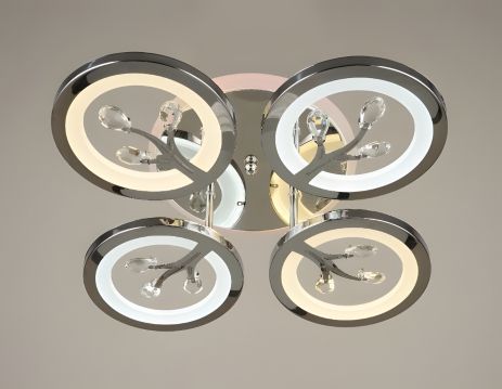 Светодиодная люстра акриловая Sirius B YH238 / 4 88W+12W