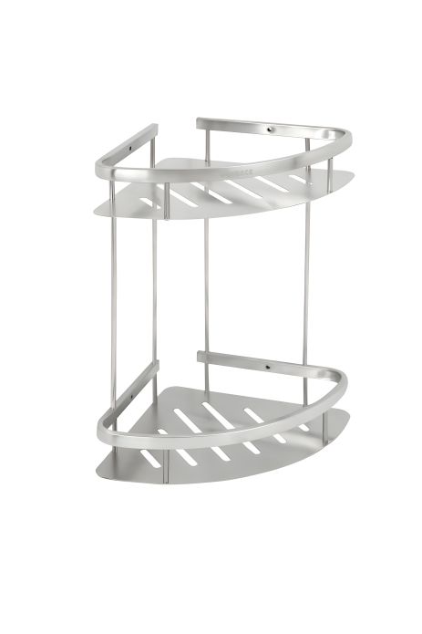 Двухъярусная полочка в ванную от Platinum 56 RY (9714) Двухъярусная полочка в ванную от Platinum 56 RY (9714)