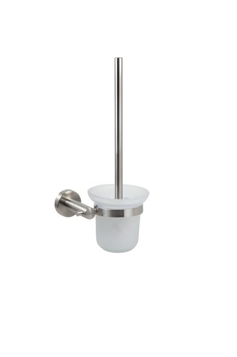 Платинова щітка для унітазу зі скляною колбою Platinum 64 TMI (9711) Платинова щітка для унітазу зі скляною колбою Platinum 64 TMI (9711)