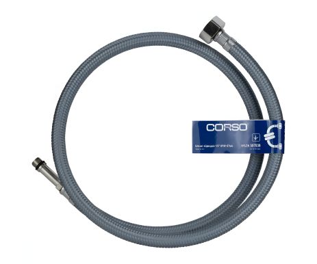 Нейлоновый Шланг для Змішувача 0,6 м Nylon Corso М10 1/2" Нейлоновый Шланг для Змішувача 0,6 м Nylon Corso М10 1/2"