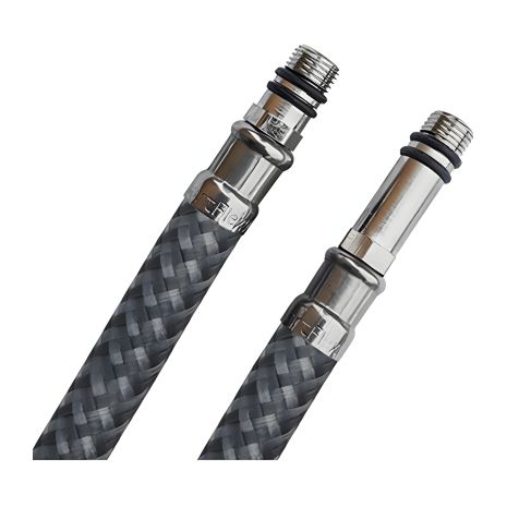 Смеситель нейлоновые шланги 1 м SmartFlex М10 1/2" (пара) Смеситель нейлоновые шланги 1 м SmartFlex М10 1/2" (пара)