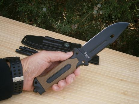 Нож турист Колумбия 4038C 27 см. Копание свистка акула