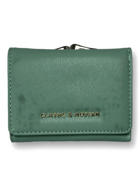Женский кошелек Tailian из зелёного кожзама