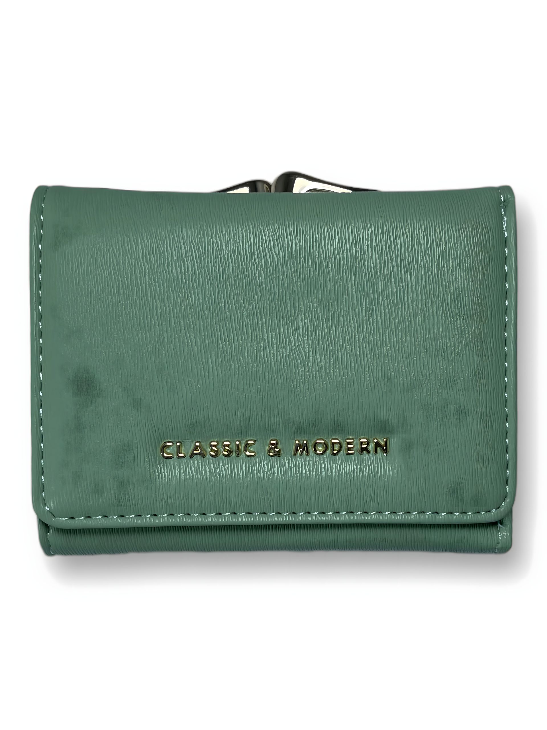 Женский кошелек Tailian из зелёного кожзама Женский кошелек Tailian из зелёного кожзама