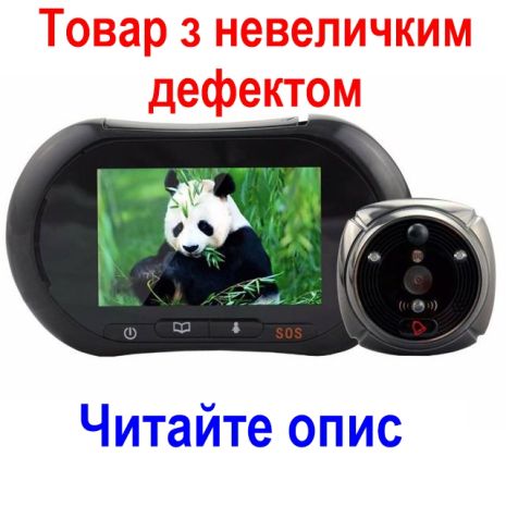 Видеоглазок GSM видеодомофон c датчиком движения и записью iHome2 (товар с небольшим дефектом)