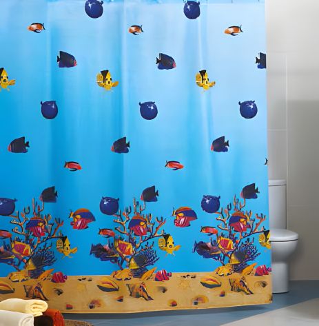 Занавеска для ванной Miranda RED SEA