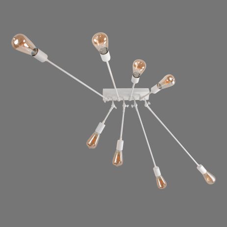 Металлическая люстра Sirius PR 1062/8 (белый)