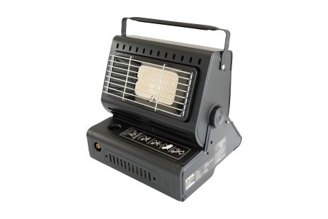 Обогреватель-плита портативный газовый с адаптером для бытового баллона 1.3 кВт 100 г/час 42 Bar G30/G31 I3В/P(50) MASTERTOOL 44-5110