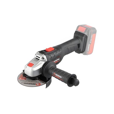 Угловая аккумуляторная шлифмашина 20 В, 125 мм, INTERTOOL WT-9366 Угловая аккумуляторная шлифмашина 20 В, 125 мм, INTERTOOL WT-9366