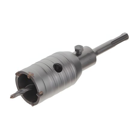 Свердло корончате по бетону 46 мм, перехідник SDS-Plus 100 мм INTERTOOL SD-7046