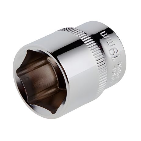 Шестигранна головка 3/8", 19×20 мм, Cr-V, STORM INTERTOOL ET-0419