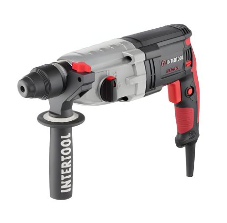 Перфоратор 1,0 кВт, 3,2 Дж, 0-1300 об/хв, 0-5100 уд/хв, 3 режими INTERTOOL WT-0172