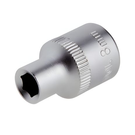 Головка шестигранна 1/2", 8мм*38мм. INTERTOOL ET-2008 Головка шестигранна 1/2", 8мм*38мм. INTERTOOL ET-2008