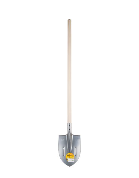 Лопата штыковая 210х290х1460 мм молотковая покраска с деревянной ручкой MASTERTOOL 14-6248-Р