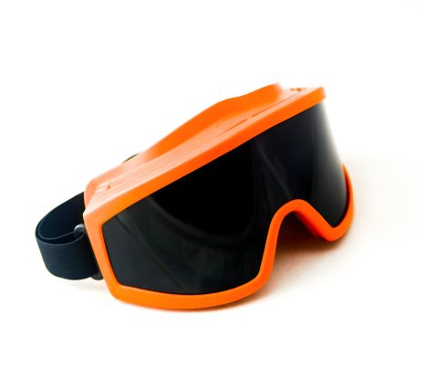 Захисні окуляри полікарбонатні для газозварювання, чорні VIROK 82V111