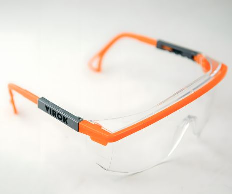 Защитные очки из прозрачного поликарбоната VIROK 82V112 Защитные очки из прозрачного поликарбоната VIROK 82V112