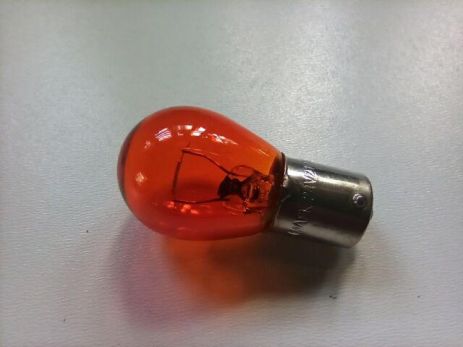 Лампа с цоколем МАЯК 24V PY21W Ultra (82418ORANGE) (10 шт. в уп.) оранжевая/смещенный усик