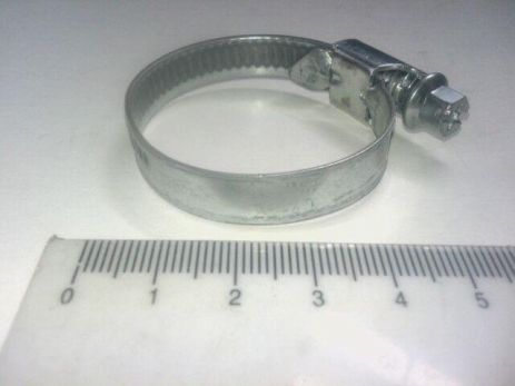 Хомут гвинтовий Norma оцинк. сталь 25-40 мм (100шт. в уп.) (25-40/9C7W1)