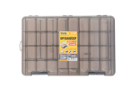 Органайзер двосторонній 15" з 45 секціями, розмір 375х225х72 мм, MASTERTOOL 79-2079 Органайзер двосторонній 15" з 45 секціями, розмір 375х225х72 мм, MASTERTOOL 79-2079