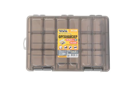 Органайзер двухсторонний 12" 295х186х72 мм 30 секций MASTERTOOL 79-2136 Органайзер двухсторонний 12" 295х186х72 мм 30 секций MASTERTOOL 79-2136