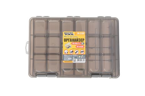Органайзер двосторонній 12" 295х186х72 мм 30 секцій MASTERTOOL 79-2136 Органайзер двосторонній 12" 295х186х72 мм 30 секцій MASTERTOOL 79-2136