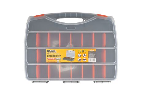 Органайзер із ручкою 19" 480х380х80 мм, 24 секції MASTERTOOL 79-3128