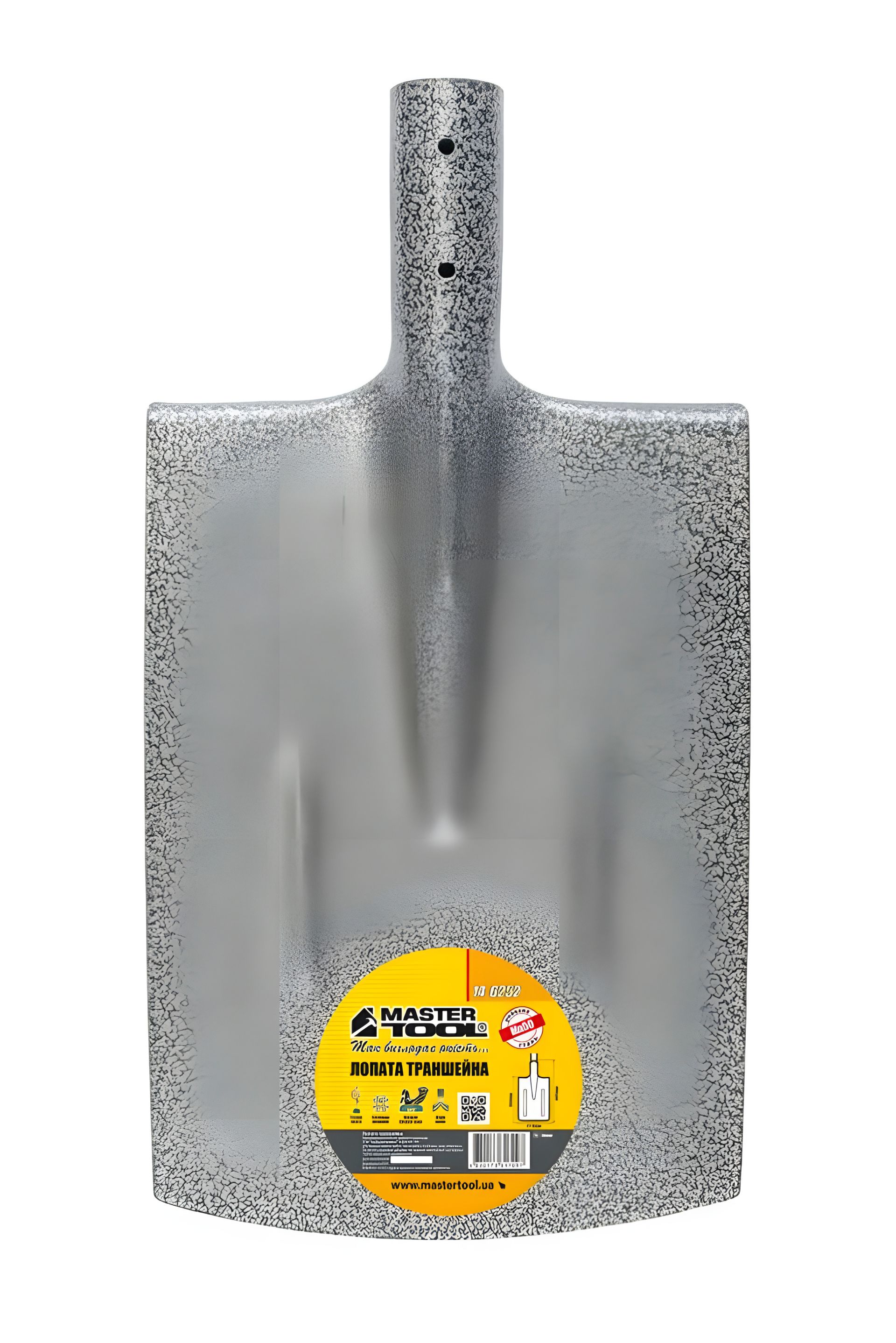 Лопата траншейная 215х300х405 мм молотковая покраска MASTERTOOL 14-6252 Лопата траншейная 215х300х405 мм молотковая покраска MASTERTOOL 14-6252