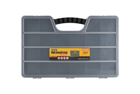Органайзер з ручкою 20", 510х325х65 мм, 22 секції, MASTERTOOL 79-3020 Органайзер з ручкою 20", 510х325х65 мм, 22 секції, MASTERTOOL 79-3020
