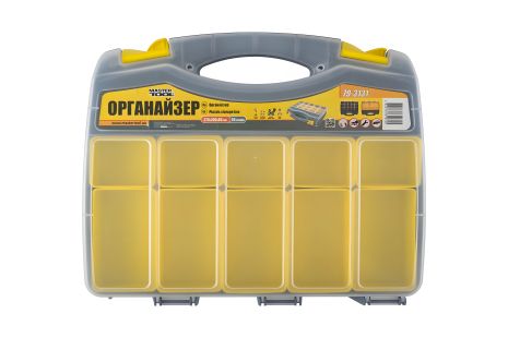 Двухсторонний органайзер с ручкой 15" 370х300х80 мм 15 секций/10 лотков MASTERTOOL 79-3131 Двухсторонний органайзер с ручкой 15" 370х300х80 мм 15 секций/10 лотков MASTERTOOL 79-3131