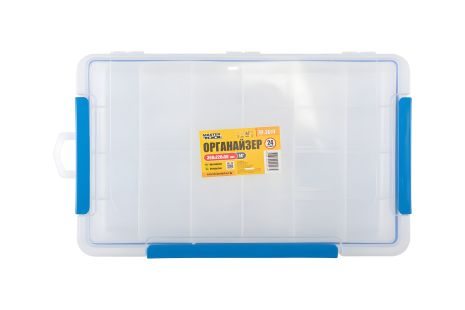 Водонепроникний органайзер 14" 360х220х50 мм 24 секції MASTERTOOL 79-3014