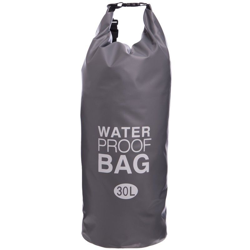 Гермомішок водонепроникний Waterproof Bag 30 літрів сірий Гермомішок водонепроникний Waterproof Bag 30 літрів сірий