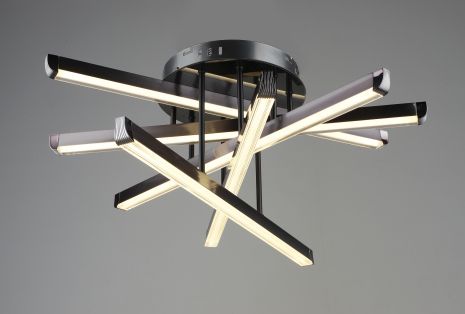 Светодиодная акриловая люстра Sirius B YH997/5 GRAY Светодиодная акриловая люстра Sirius B YH997/5 GRAY