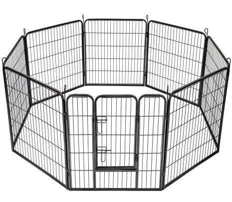 Металлический манеж клетка Malatec 23769 вольер для животных 80*80 см 8 секций