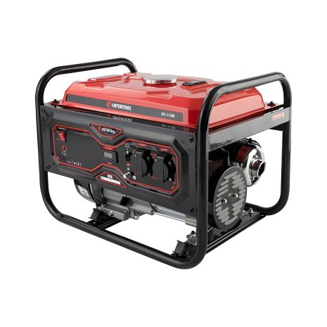 Бензиновий генератор 2.8/3 кВт, 220 В, 15 л, ручний старт, мідна обмотка, STORM INTERTOOL DT-1130