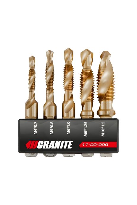 Свердл-мітчиків набір HSS M4х0.7 мм/ M5х0.8 мм/ M6х1.0 мм/ M8х1.25 мм/ M10х1.5 мм DIN338 MASTERTOOL 11-00-000 Свердл-мітчиків набір HSS M4х0.7 мм/ M5х0.8 мм/ M6х1.0 мм/ M8х1.25 мм/ M10х1.5 мм DIN338 MASTERTOOL 11-00-000