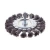 Кільцева щітка 100 мм, 1/4", пучки крученого дроту, INTERTOOL BT-8100