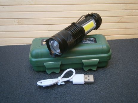 Освещение светодиодной полиции BL-8468 Li-ION Zoom Side Lighting Micro USB