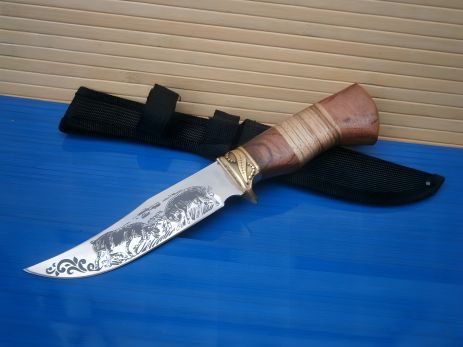 Мисливський ніж "Лось" 3386 з чохлом, 28 см Мисливський ніж "Лось" 3386 з чохлом, 28 см