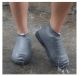 Силиконовые чехлы бахил для обуви от дождя и грязи L (размер 41-46) цвет серый