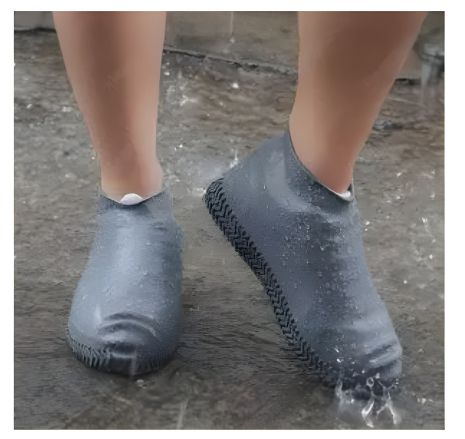 Силіконові чохли бахіли для взуття від дощу і бруду M (розмір 36-41) колір сірий Силіконові чохли бахіли для взуття від дощу і бруду M (розмір 36-41) колір сірий