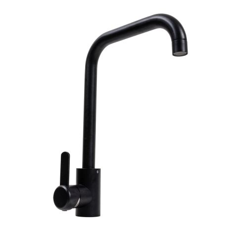 Кухонный смеситель Platinum KT 11 (3008B-FH) матовый черный