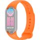 Мягкий силиконовый ремешок для Xiaomi Mi Band 8, Оранжевый (Orange) Мягкий силиконовый ремешок для Xiaomi Mi Band 8, Оранжевый (Orange)