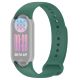 Силиконовый ремешок для Xiaomi Mi Band 8 Soft Touch Темно-зелёный (Dark Green)