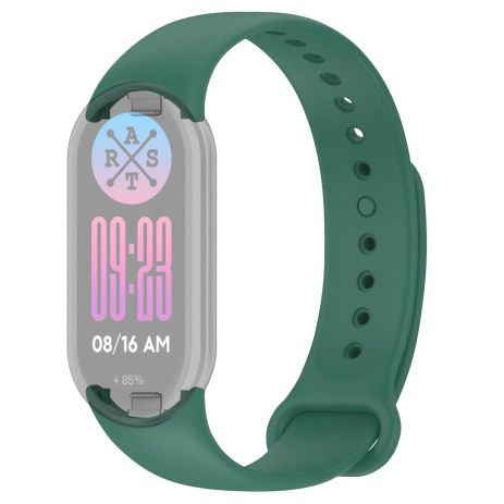 Силіконовий ремінець для Xiaomi Mi Band 8 Soft Touch Темно-зелений (Dark Green)